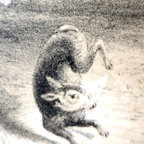 (2) 1880's Silver Guilt Equestrian Etchings Double Matting Etchings in Frames - Picture 11 of 15